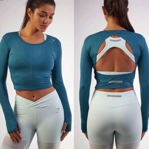 Gymshark x Nikki B Drop Back Crop Top